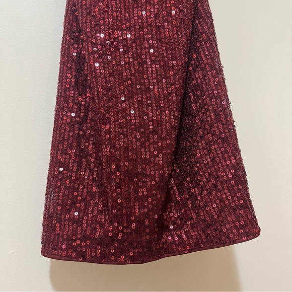 SIDEFEEL - Square Neck - Sequin Spaghetti Strap Backless Bodycon Mini Dresses - Picture 7 of 12